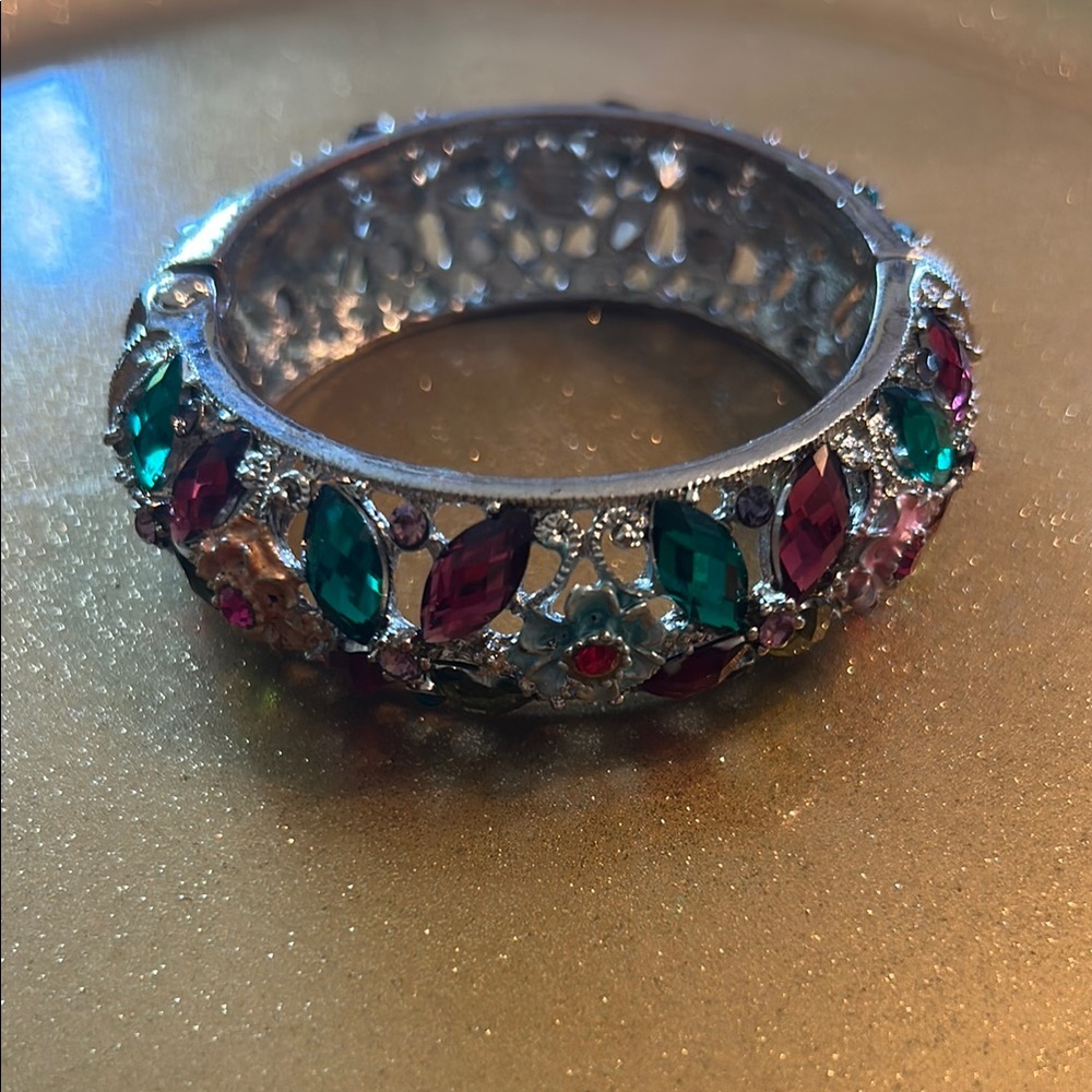 Elegant Multicolor Gemstone Bracelet